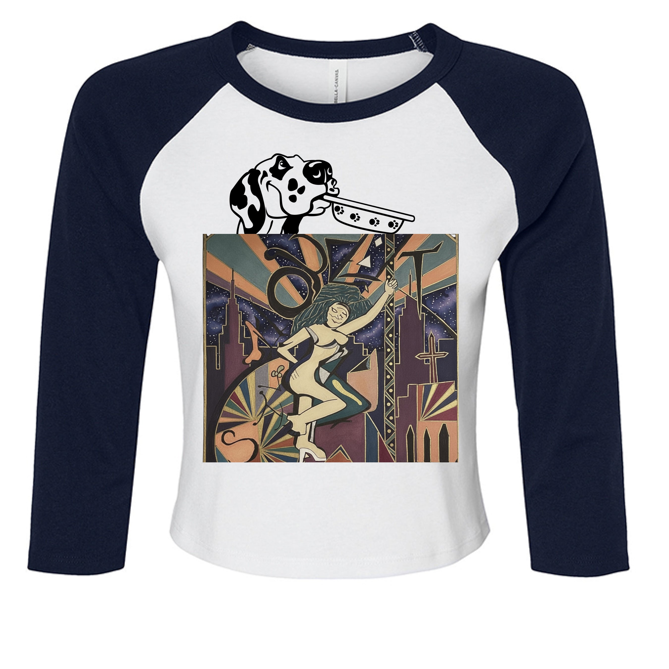 WHITE/ NAVY - FRONT